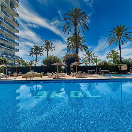 Apartment Skol 225 - Beachfront In - Terrace & Pool Marbella